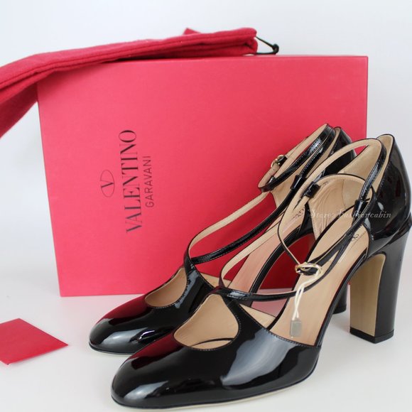 NEW VALENTINO GARAVANI Patent Leather Pumps - Picture 1 of 14